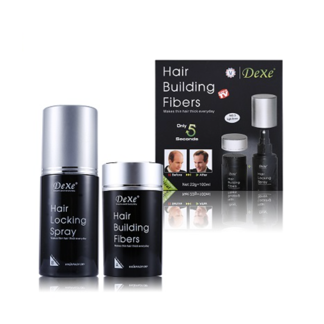 Dexe Starter Kit - Hair Fiber + Locking Spray (60-day supply)